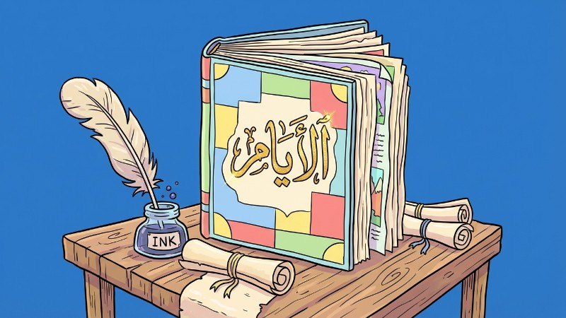 من هو مؤلف كتاب "الأيام"؟