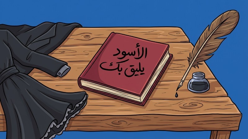 من كتب رواية "الأسود يليق بك"؟