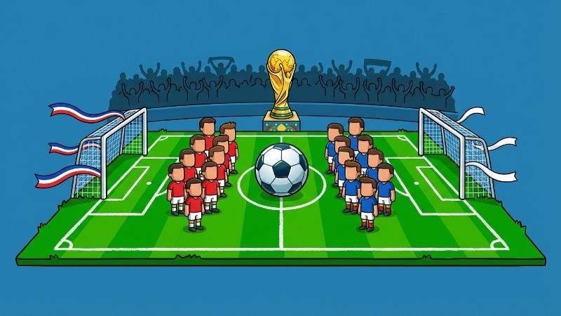 من كان خصم فرنسا في نهائي كأس العالم 2018؟