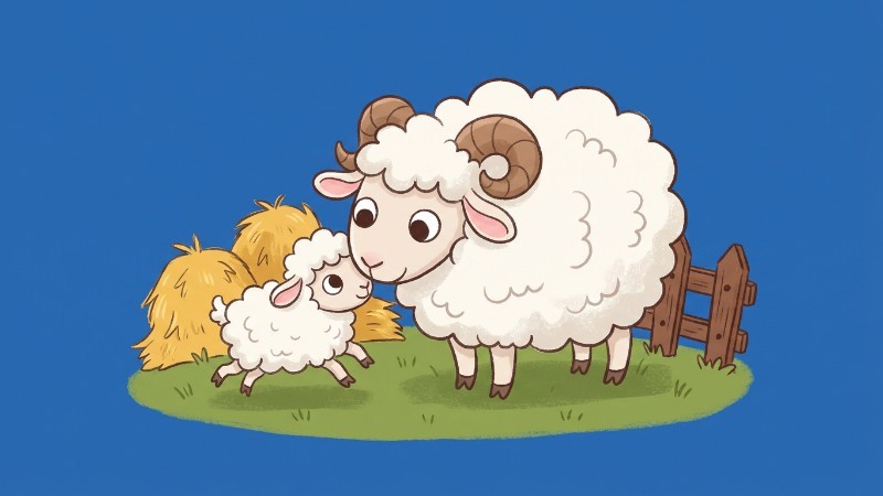 ما اسم صغير الخروف؟