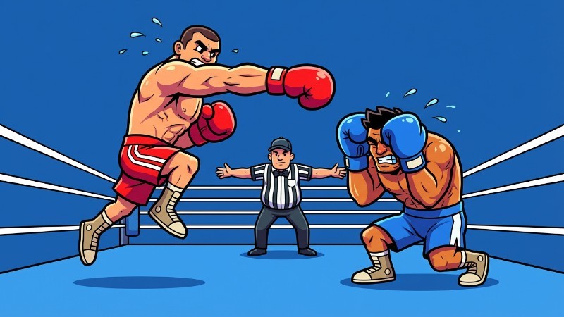 كم عدد الجولات في مباراة الملاكمة؟