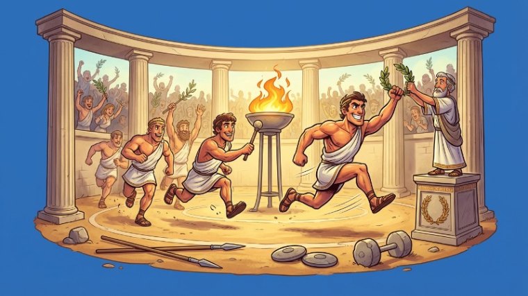 أين بدأت الألعاب الأولمبية لأول مرة؟