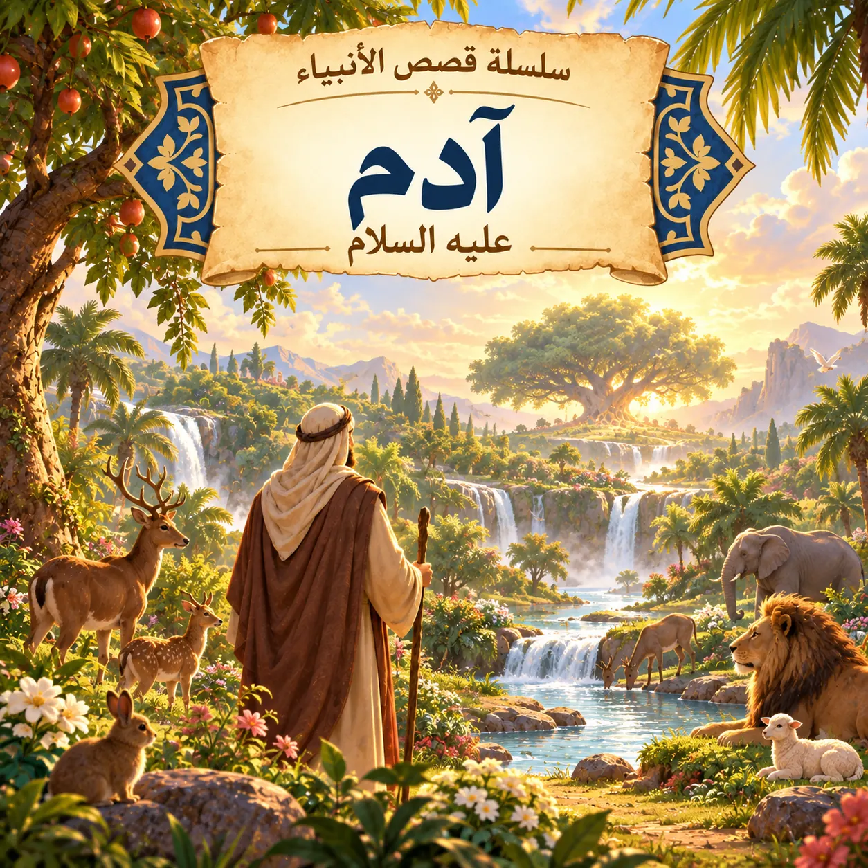 غلاف آدم عليه السلام