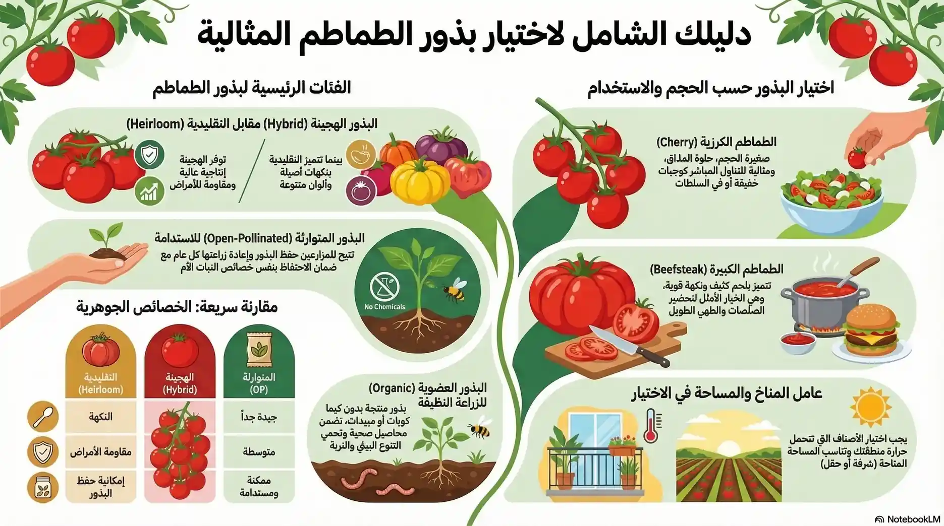 أنواع بذور الطماطم - أنواع بذور الطماطم